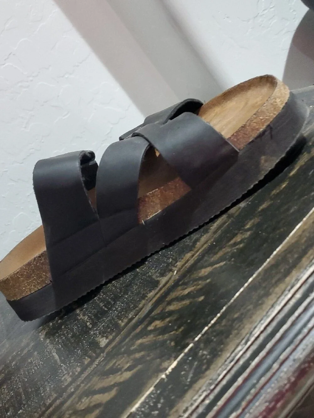 Cliffs by WHITE MOUNTAIN Black Dual Buckle Slide Sandals Earthy Boho Timeless - Picture 3 of 12
